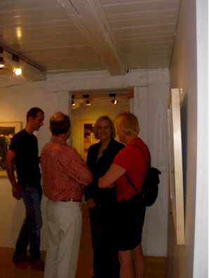 Ute Barth at the opening reception June 3, 2005 in Zurich