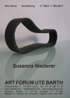 Plakat Ausstellung Susanna Niederer @ Ute Barth, Zürich 2011
