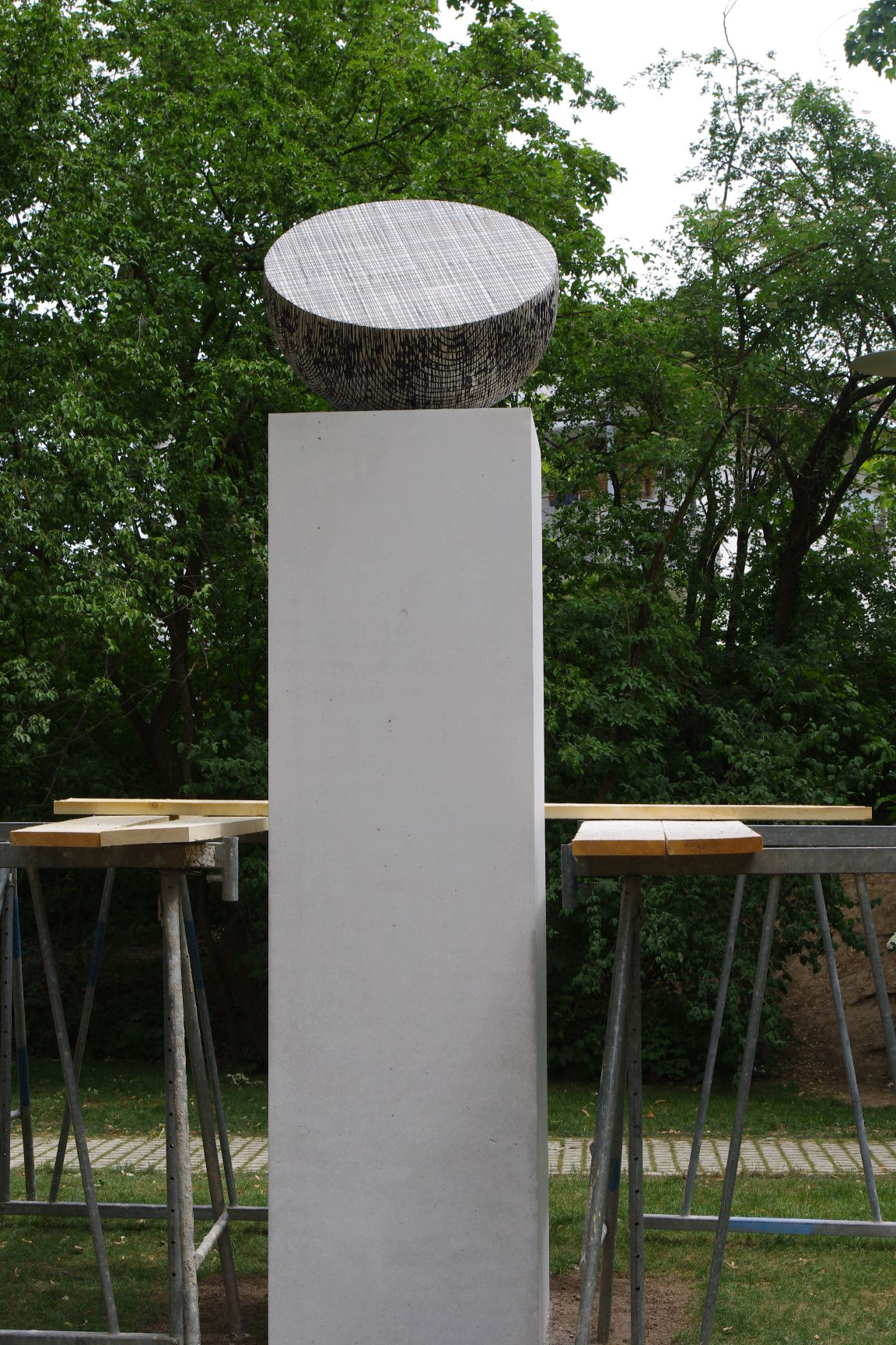 Marbach / Schillerhöhe  - Skulptur von Dieter Kränzlein