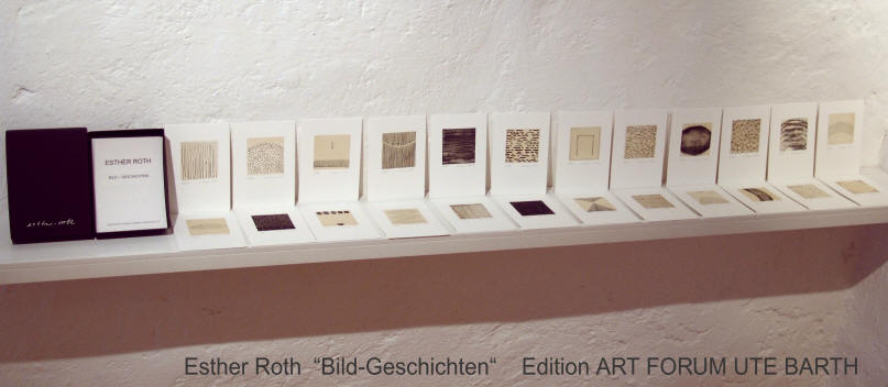 Esther Roth BILD-GESCHICHTEN 24 Original-Lithografien, signiert und nummeriert. Edition ART FORUM UTE BARTH, Zürich
