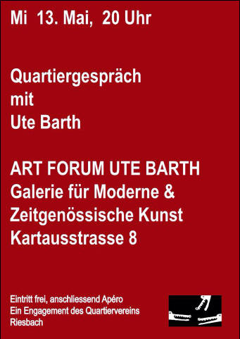 Quartiergespräch Ute Barth - Quartierverein Riesbach / Zürich Seefeld